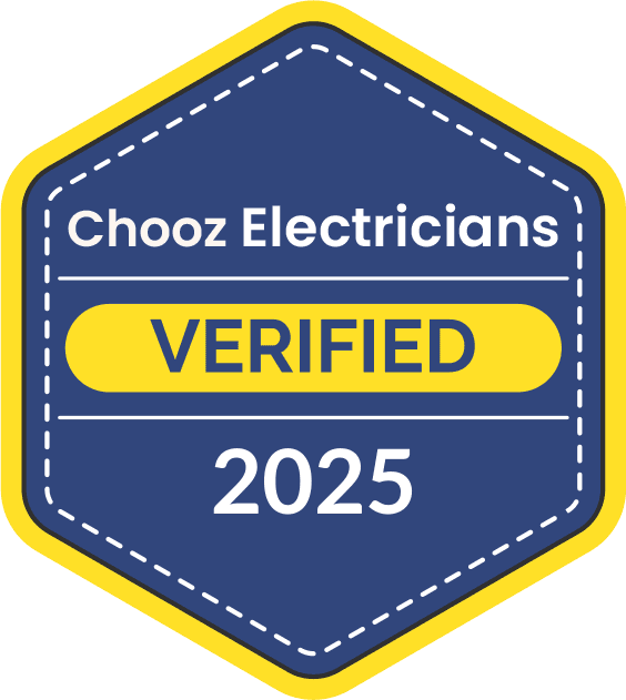 Chooz Electricians Certified Badge for 2025